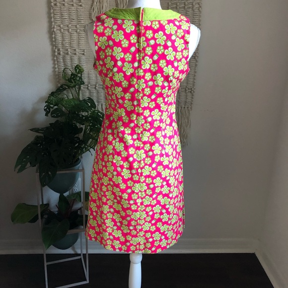 Lilly Pulitzer Dune Buggy Modern Shift Dress Sz. 2 - Picture 4 of 6